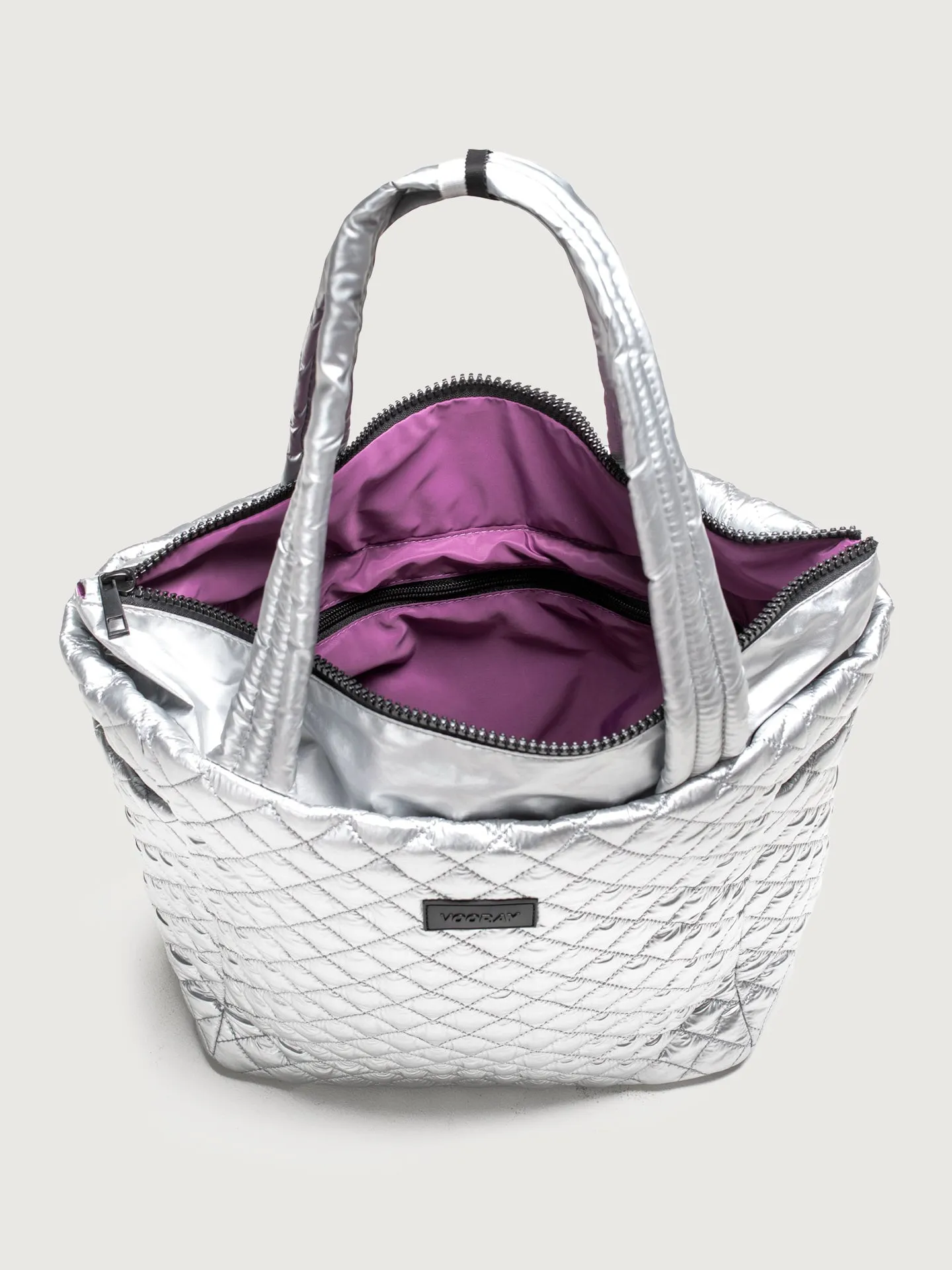 Naomi Tote Quilted - Quilted Silver sold by Carbon38 product image thumbnail 3