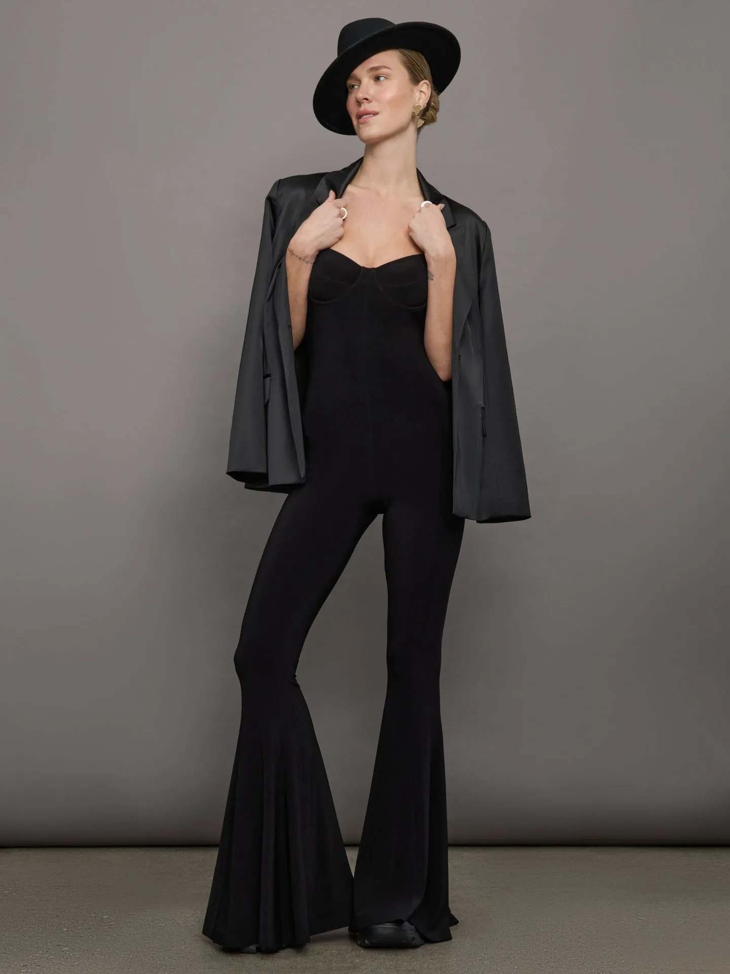 Underwire Fishtail Jumpsuit - Black sold by Carbon38 product image thumbnail 4