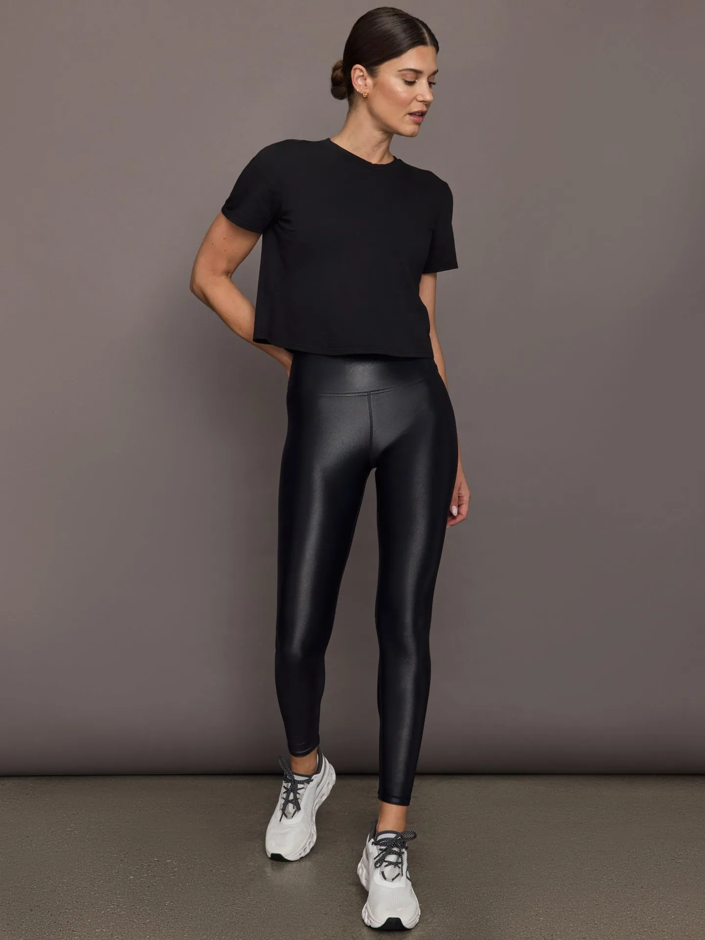 Boxy Crop Tee - Black sold by Carbon38 product image thumbnail 5