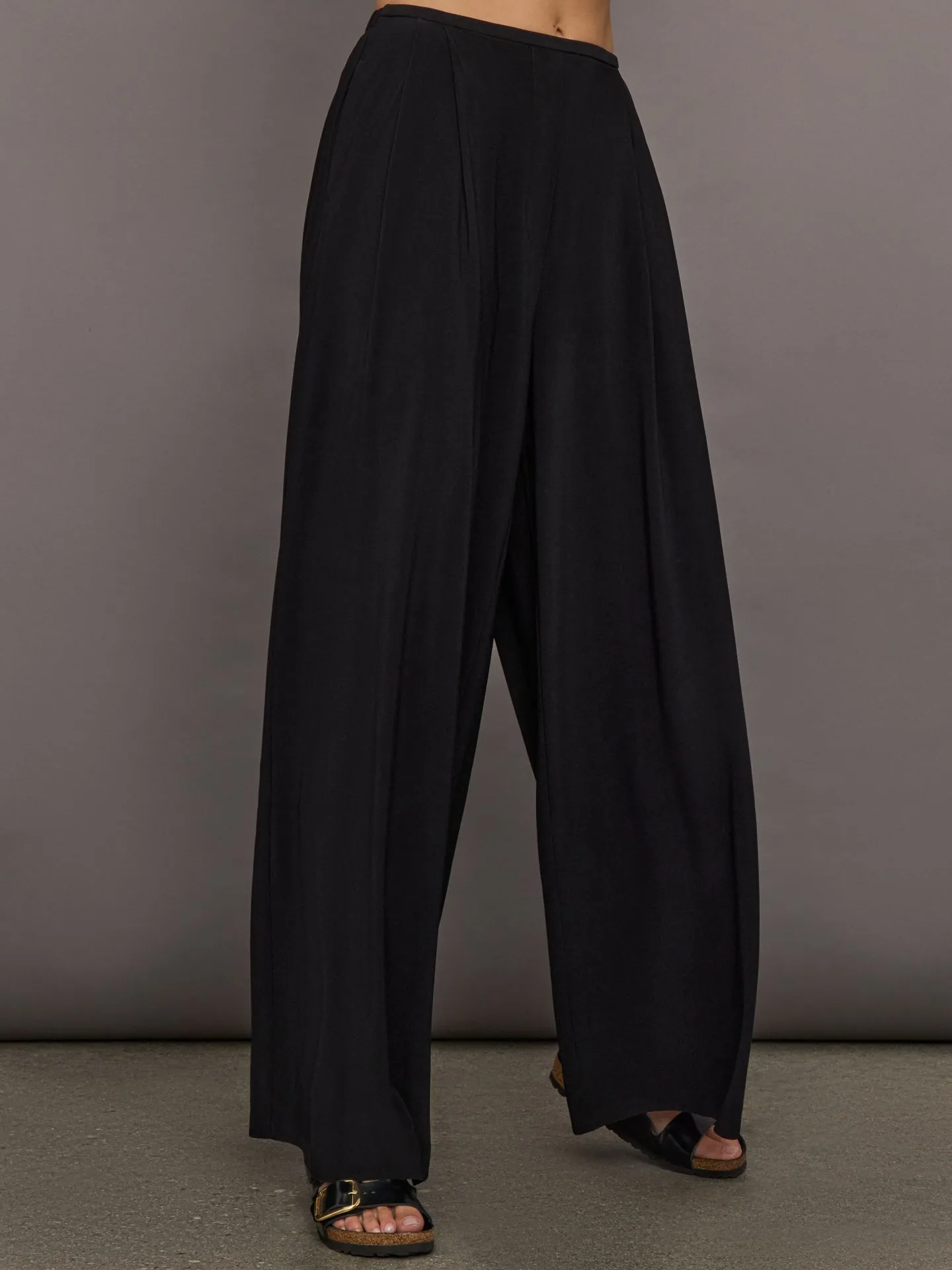 Pleat Pant - Black sold by Carbon38