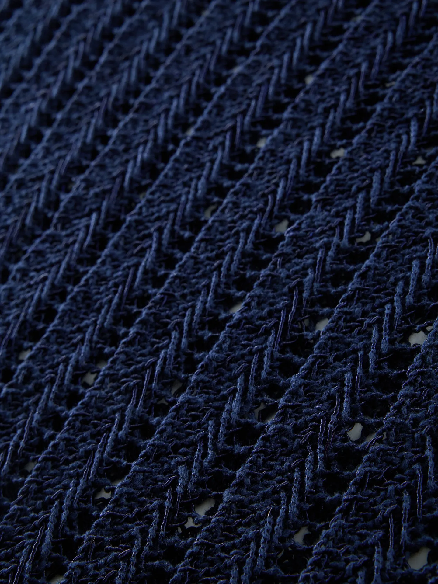 Open Knit Sweater - Navy sold by Carbon38 product image thumbnail 5