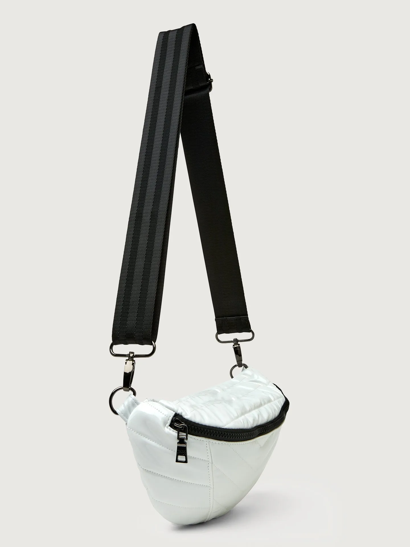 Little Runaway - White Patent/Black Hardware sold by Carbon38 product image thumbnail 4