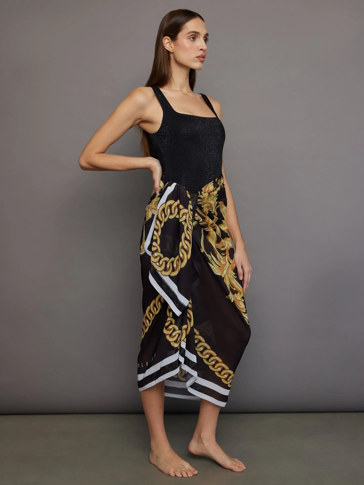 Yacht Pareo - Black/White sold by Carbon38 product image thumbnail 3