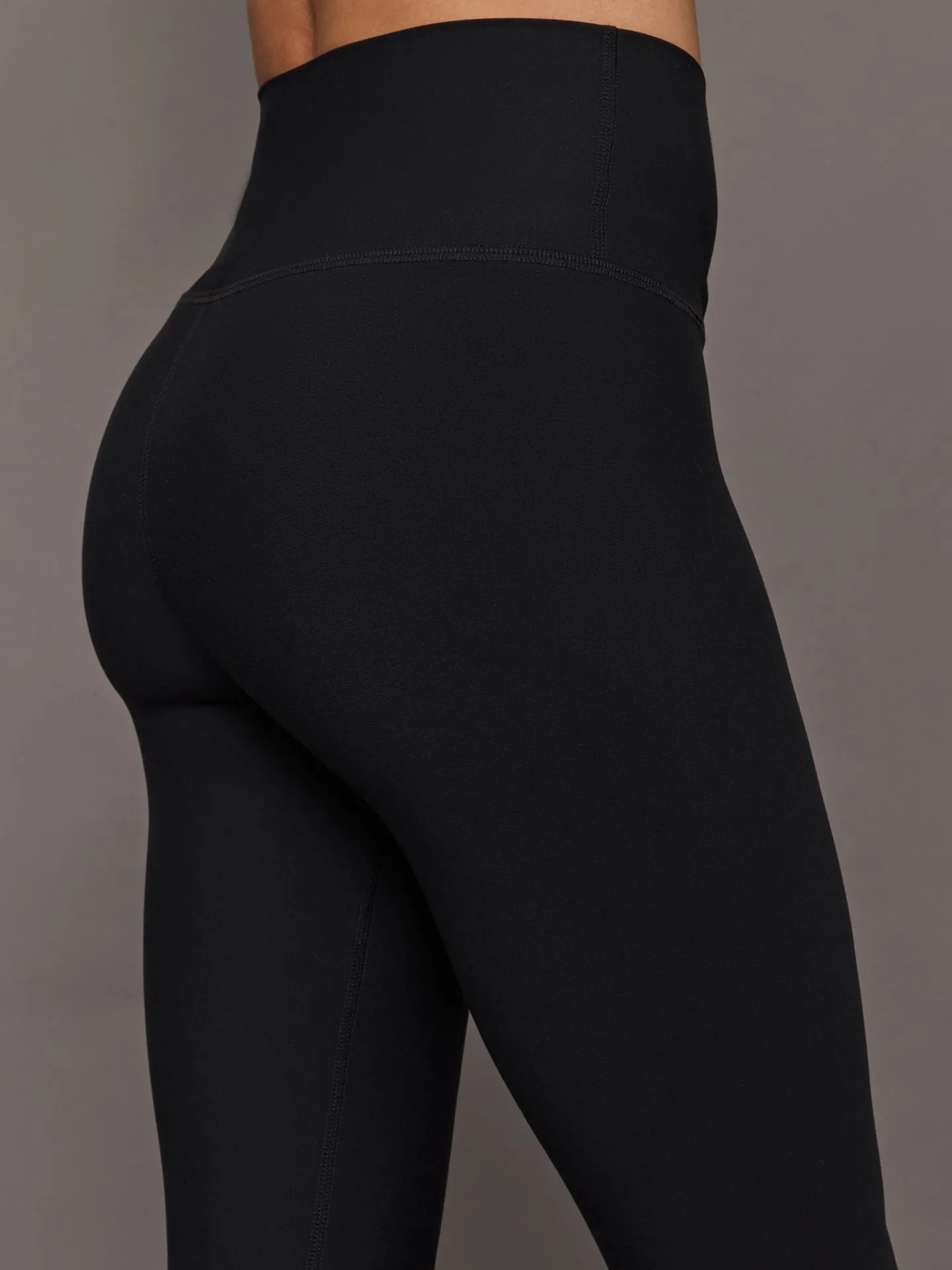 High Rise Capri Legging in Melt- Black sold by Carbon38 product image thumbnail 5