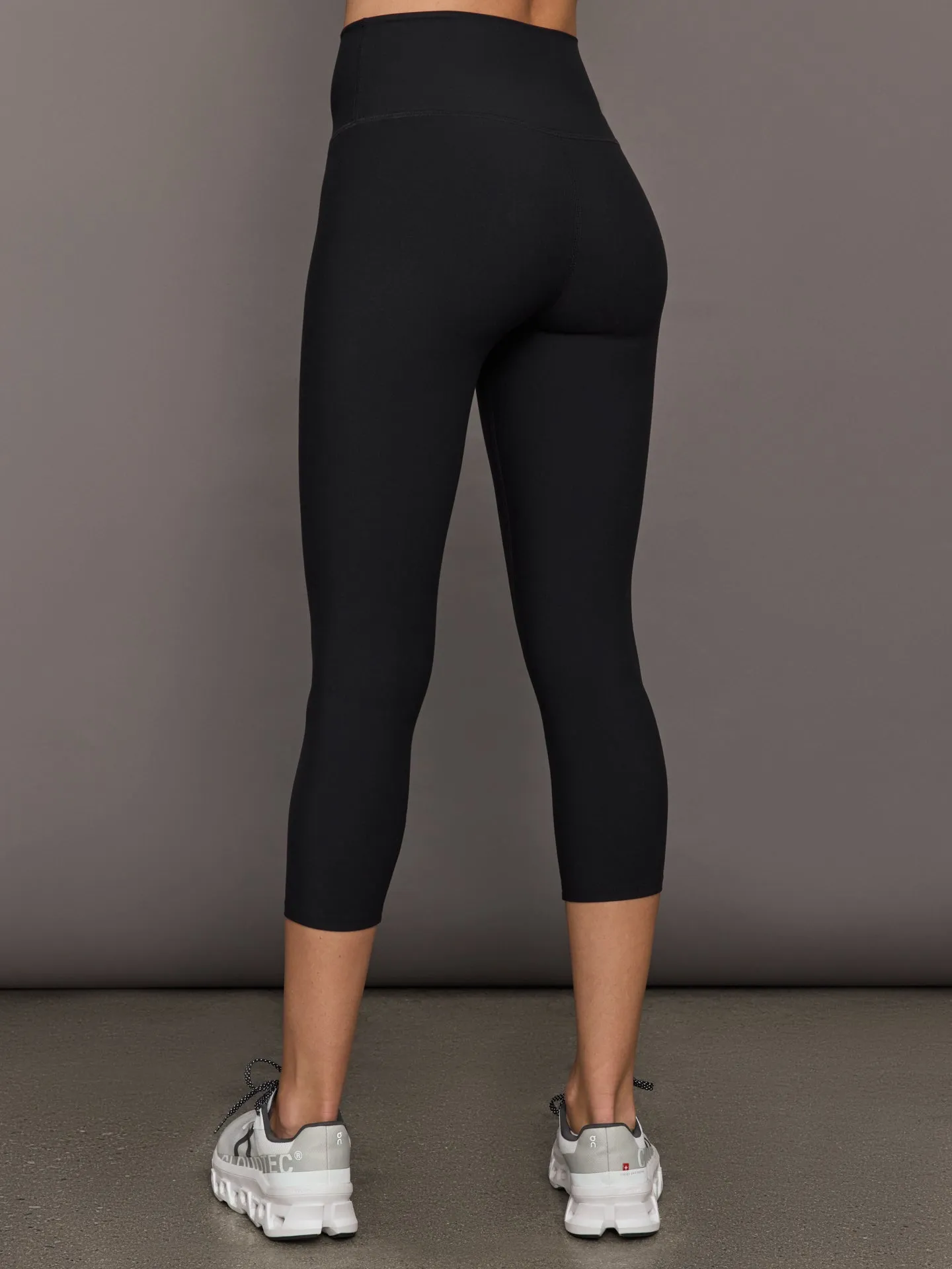 High Rise Capri Legging in Melt- Black sold by Carbon38 product image thumbnail 4