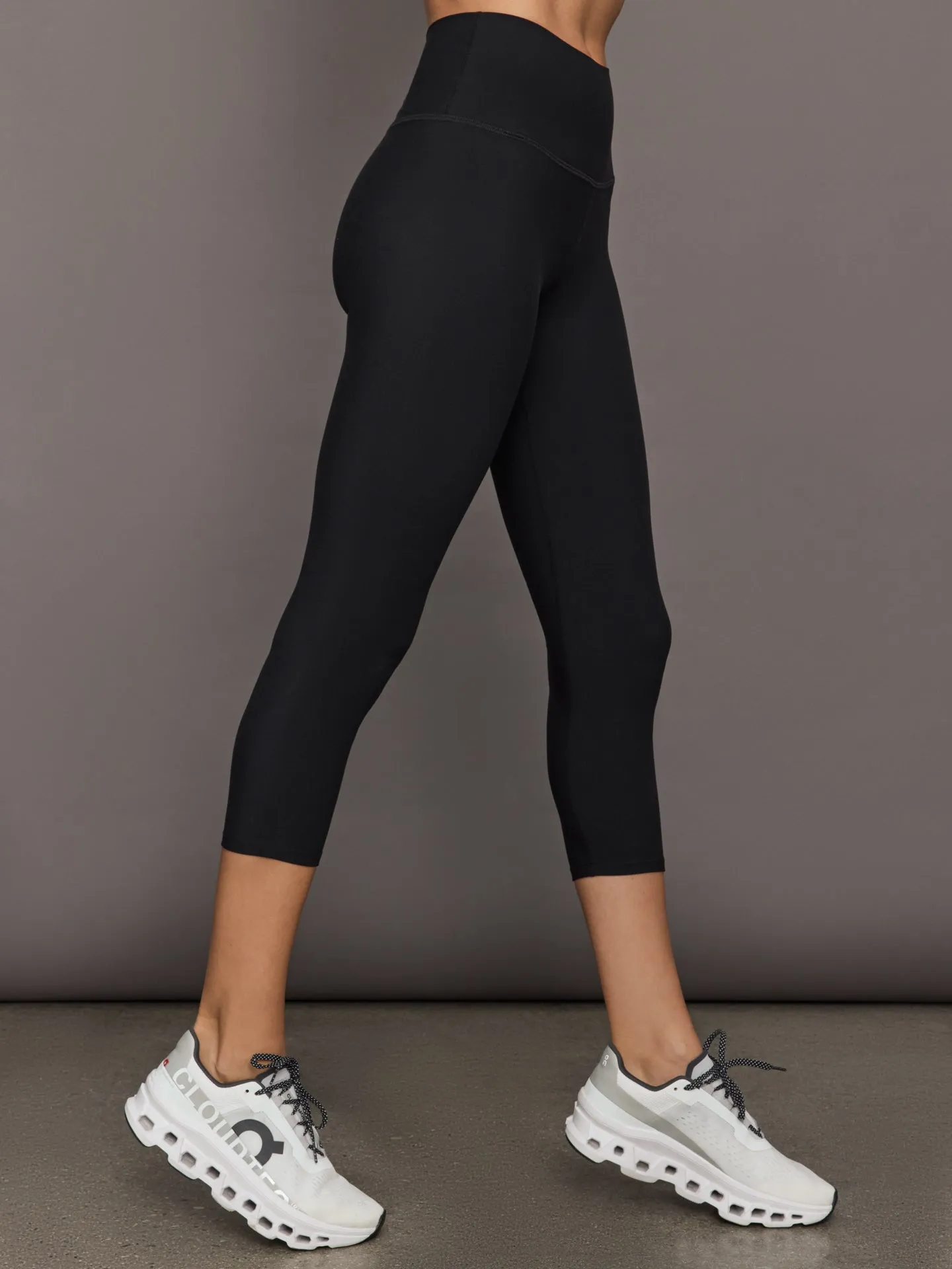 High Rise Capri Legging in Melt- Black sold by Carbon38 product image thumbnail 3