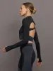 aSMC Mock Neck Sleeves - Black sold by Carbon38
