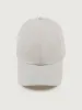 Lo Linen Baseball Cap - Optic White Linen sold by Carbon38