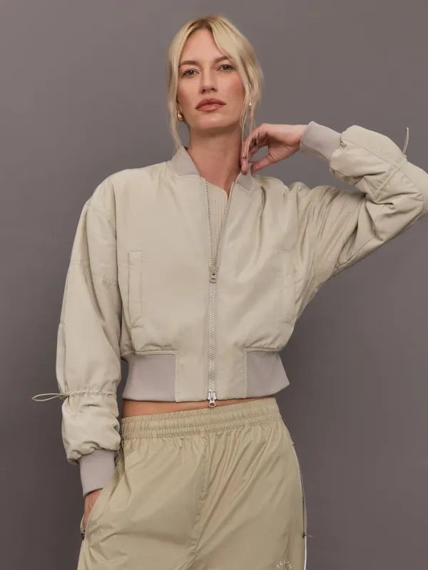 aSMC SW Bomber Crop - Desert Sand-Smc sold by Carbon38