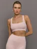 Racerback Bra in Ribbed Melt - Lotus sold by Carbon38