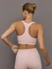 Racerback Bra in Ribbed Melt - Lotus sold by Carbon38