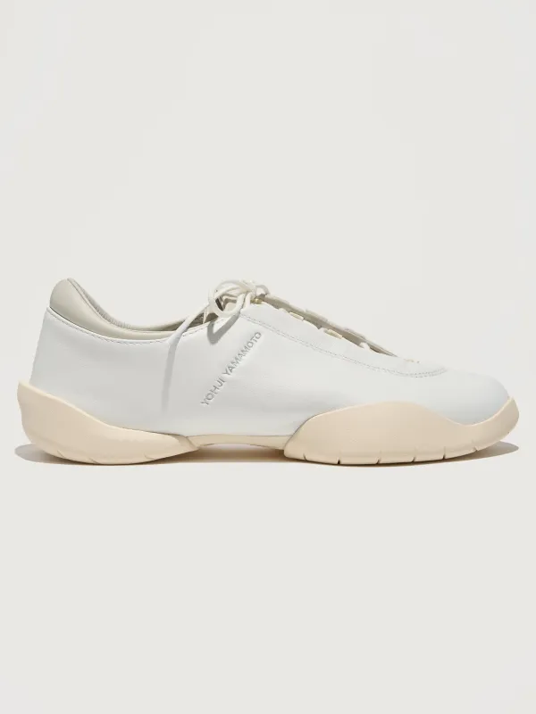 Y-3 Regu Leather - Cwhite/Talc/Wonwhi sold by Carbon38