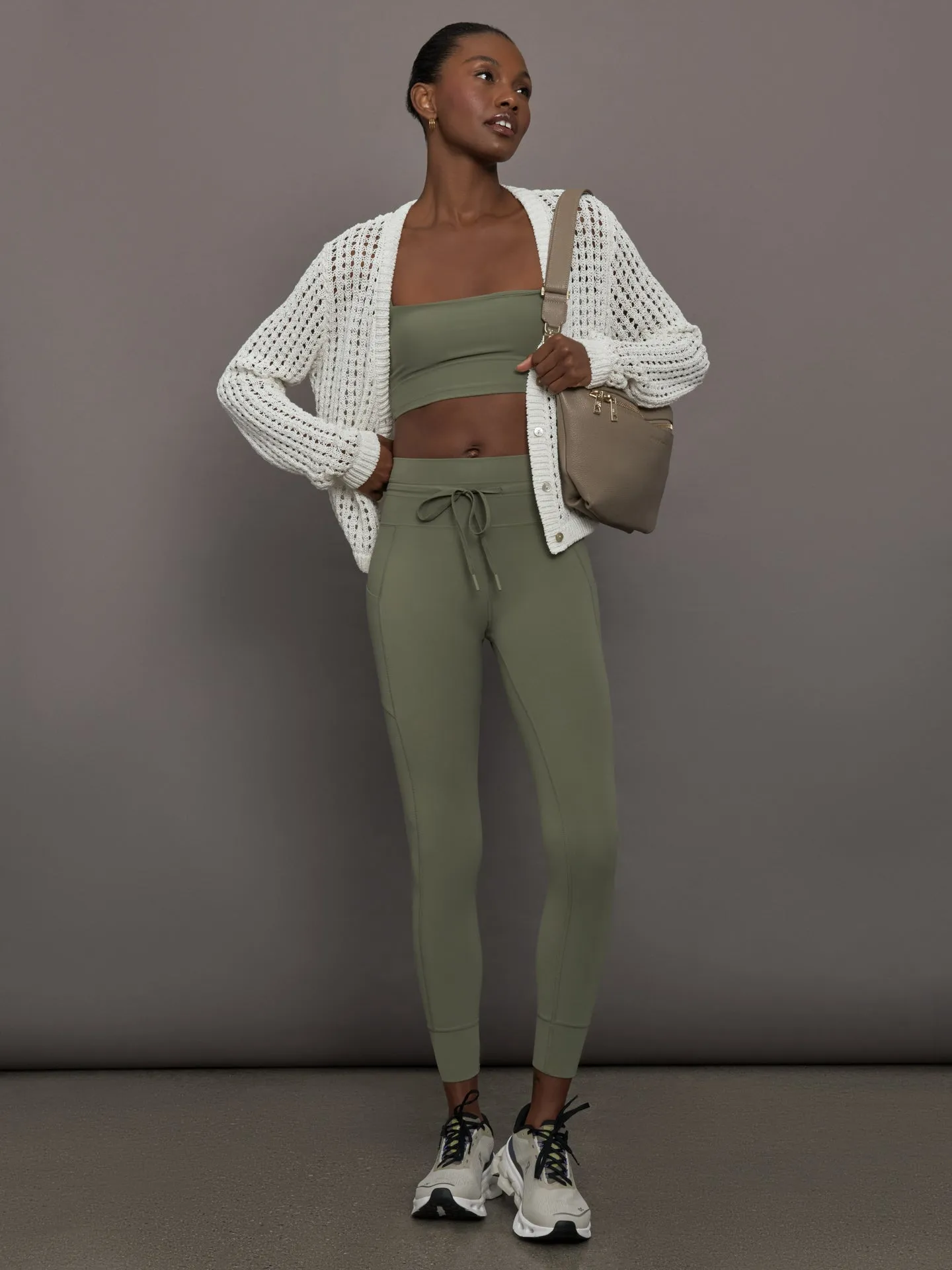 High Rise Sport Pocket Legging in Melt - Moss sold by Carbon38 product image thumbnail 2