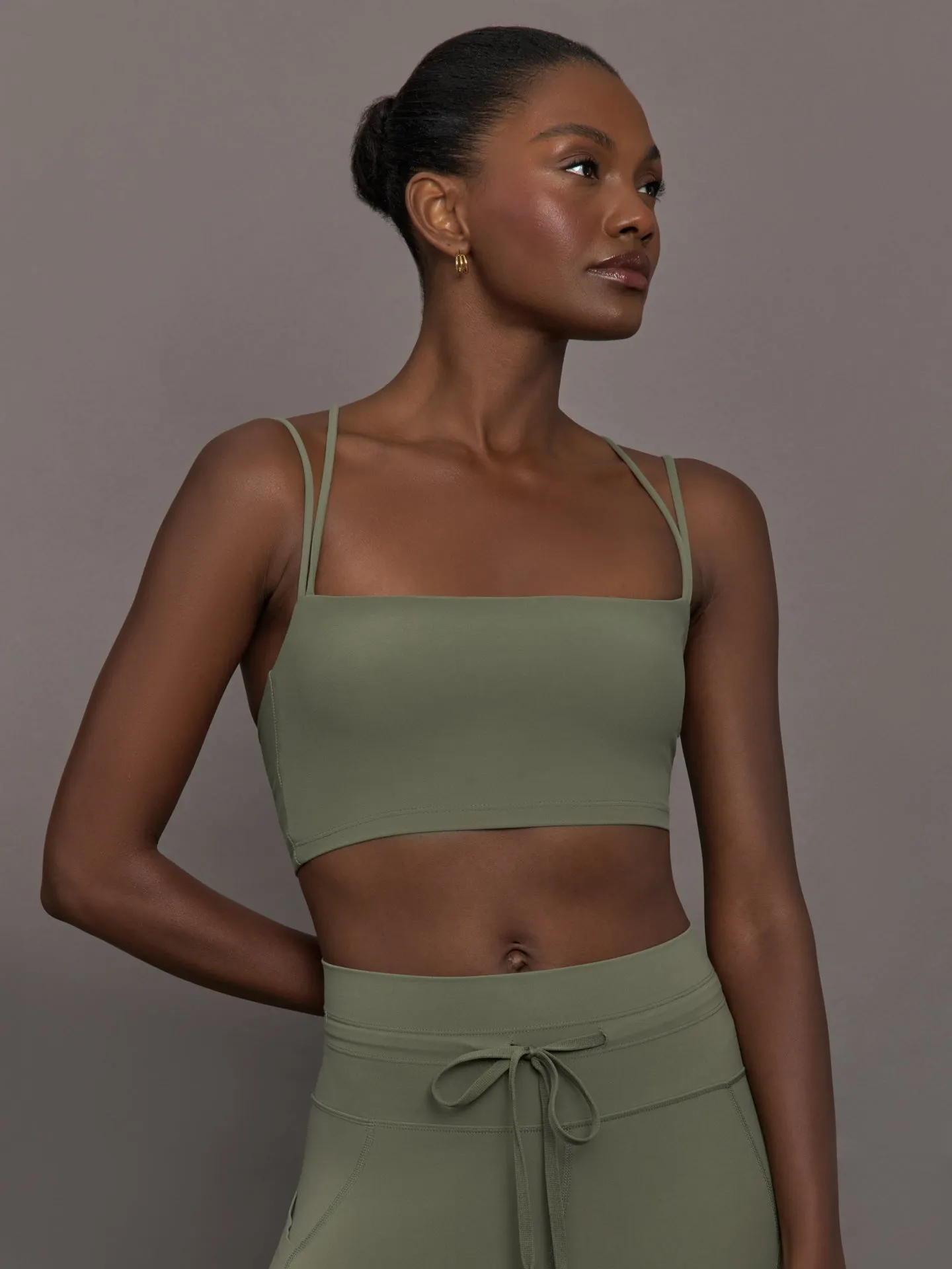 Strappy Bra in Melt - Moss sold by Carbon38