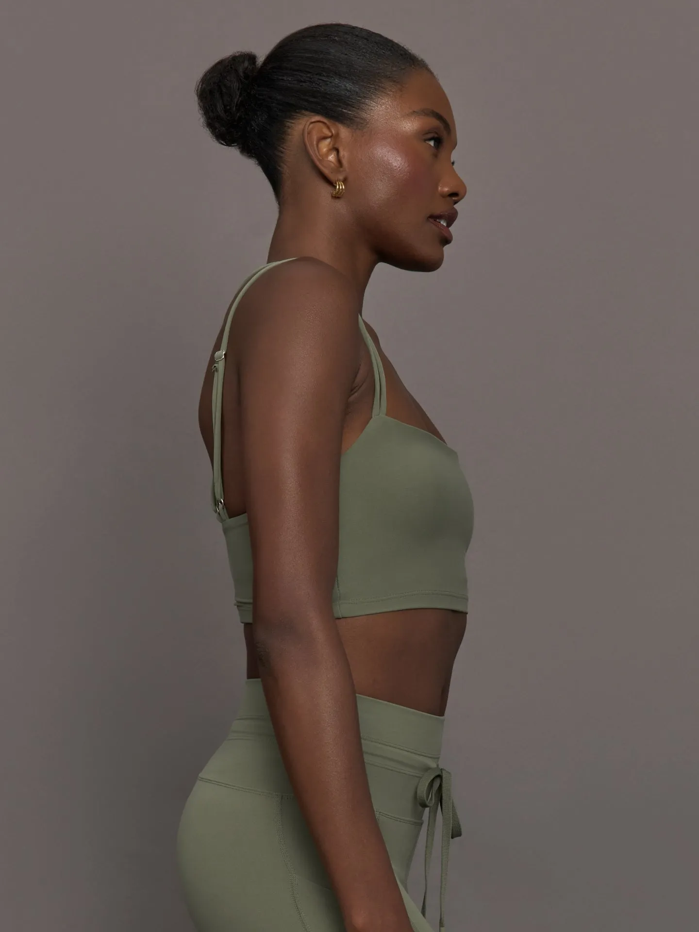Strappy Bra in Melt - Moss sold by Carbon38 product image thumbnail 3