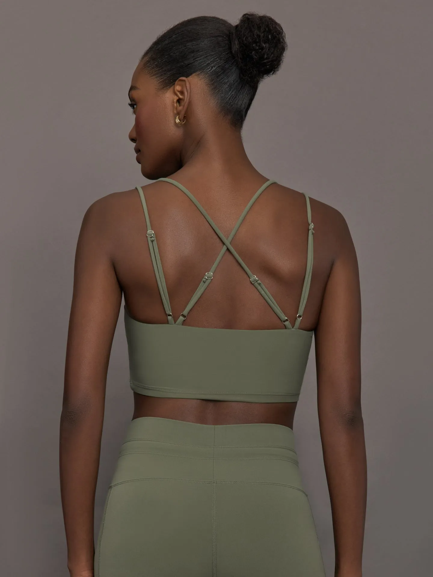 Strappy Bra in Melt - Moss sold by Carbon38 product image thumbnail 4