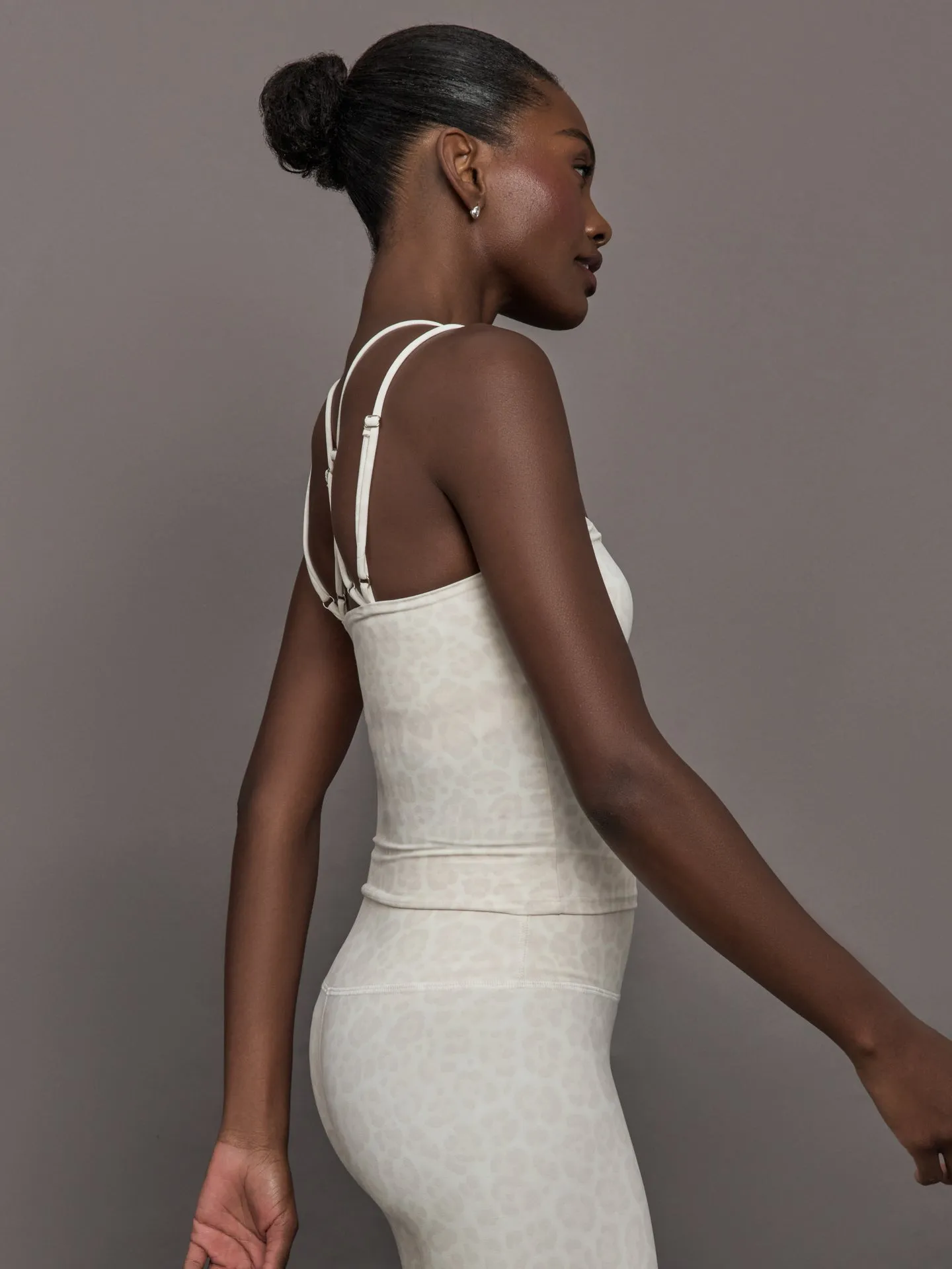 Strappy Tank in Melt - Snow Leopard sold by Carbon38 product image thumbnail 3