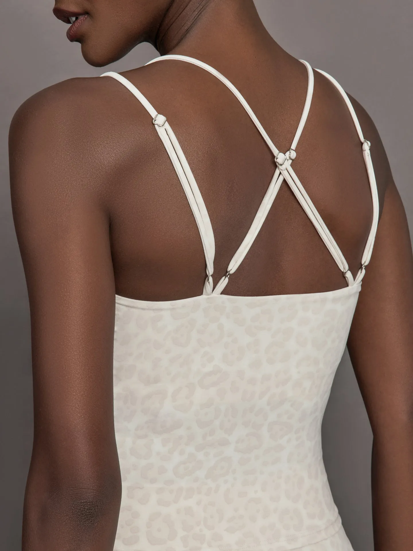 Strappy Tank in Melt - Snow Leopard sold by Carbon38 product image thumbnail 5