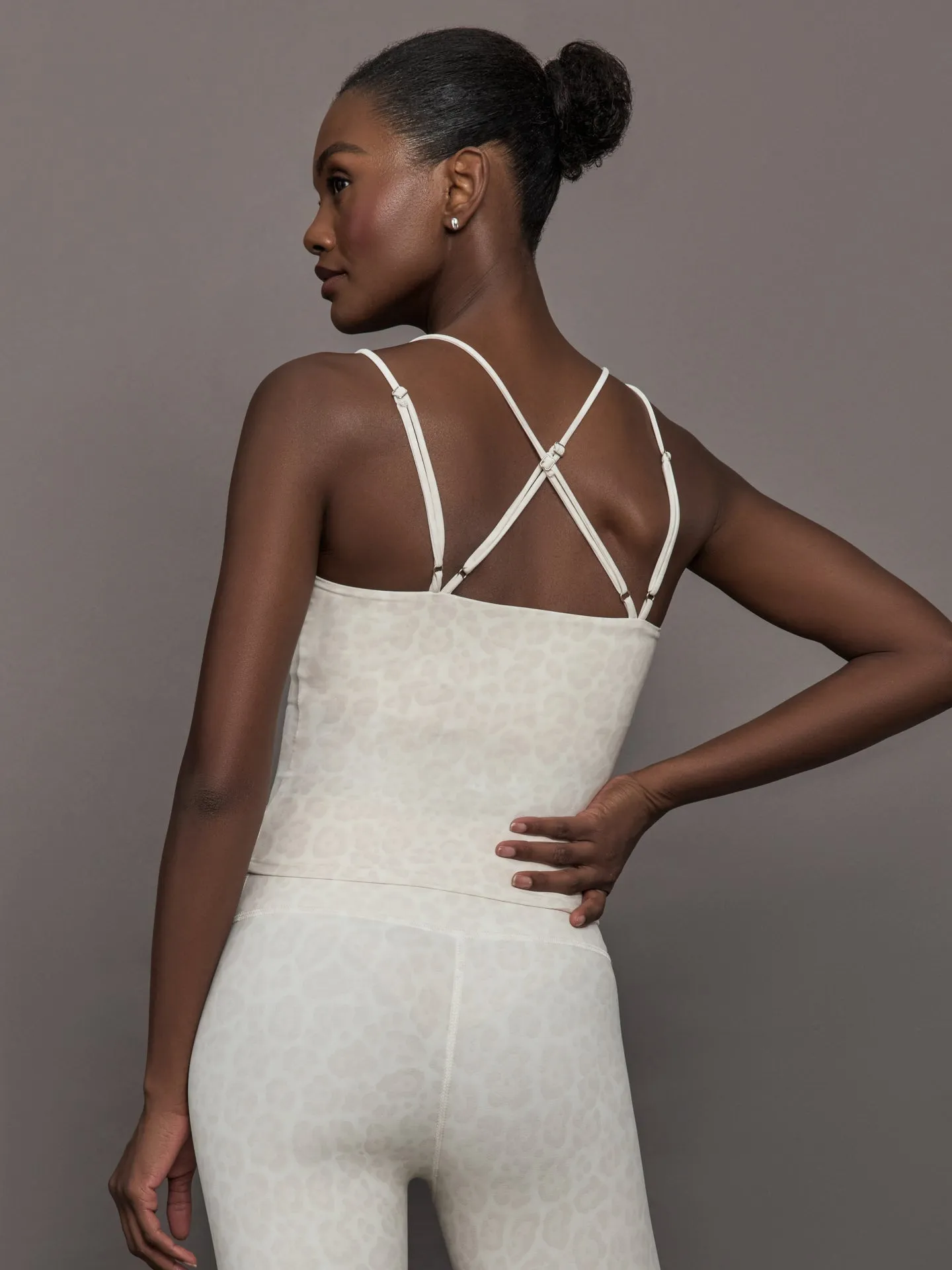 Strappy Tank in Melt - Snow Leopard sold by Carbon38 product image thumbnail 4