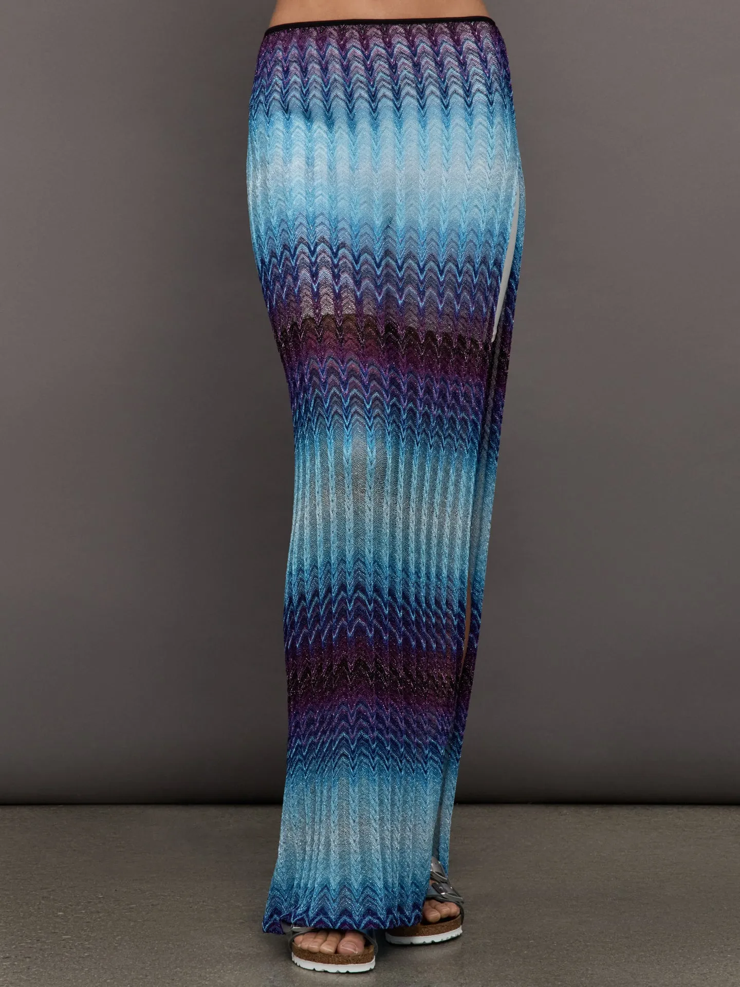 Long Skirt - Multi Blue sold by Carbon38