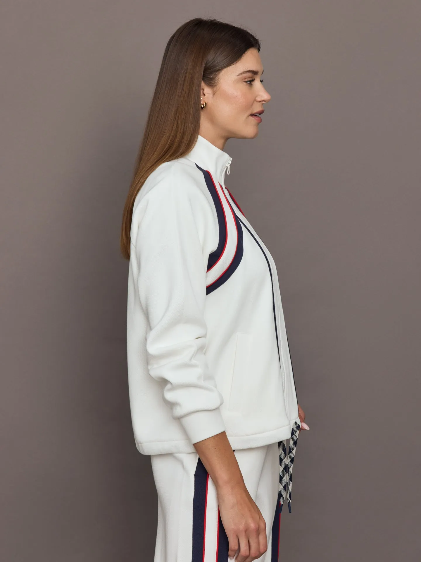 Pacific Morgan Zip Up Jacket - White sold by Carbon38 product image thumbnail 3