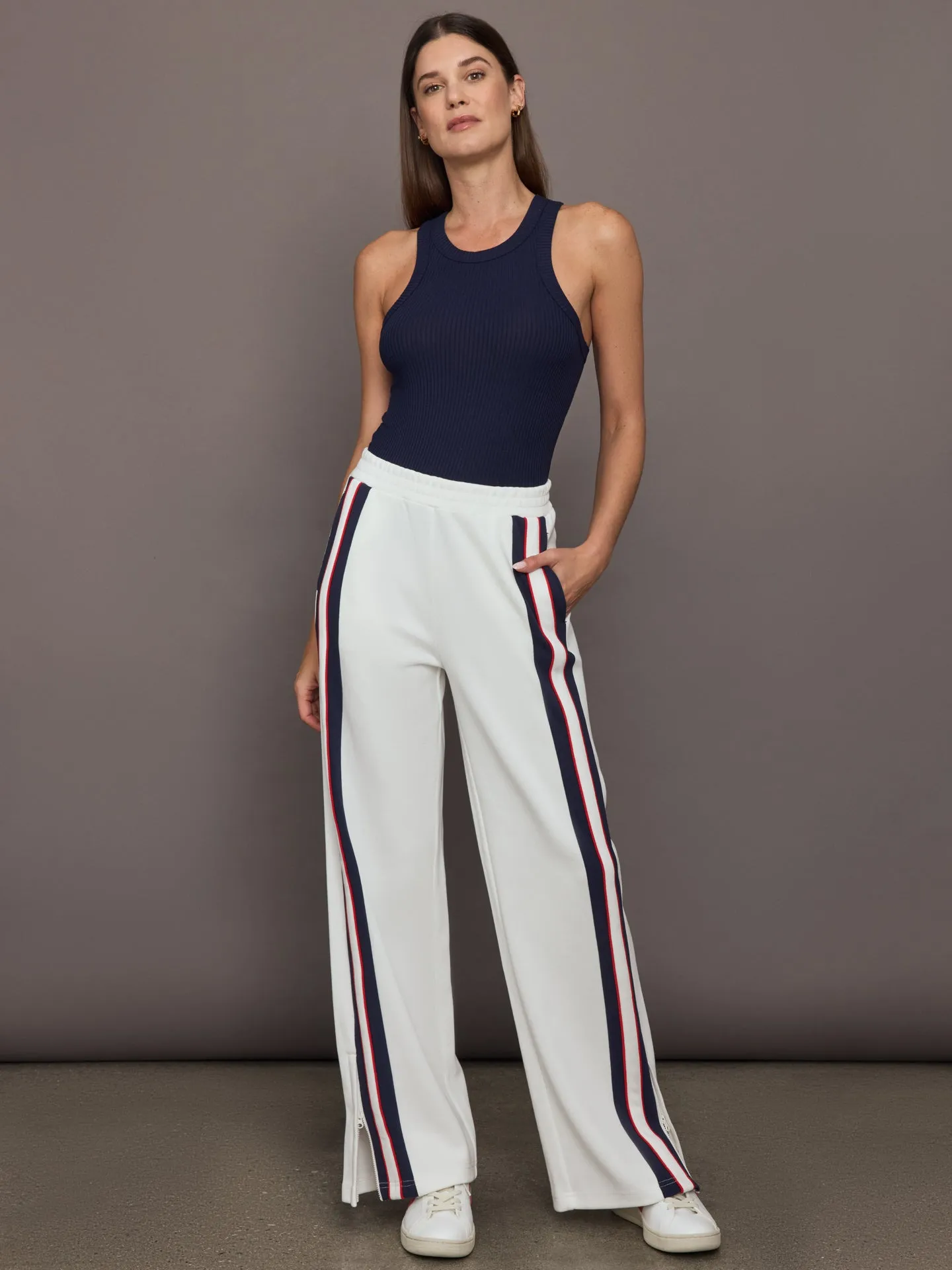 Pacific Wide Leg Cody Pant - White sold by Carbon38 product image thumbnail 2