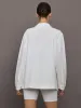 Linen Shirt Jacket - White sold by Carbon38