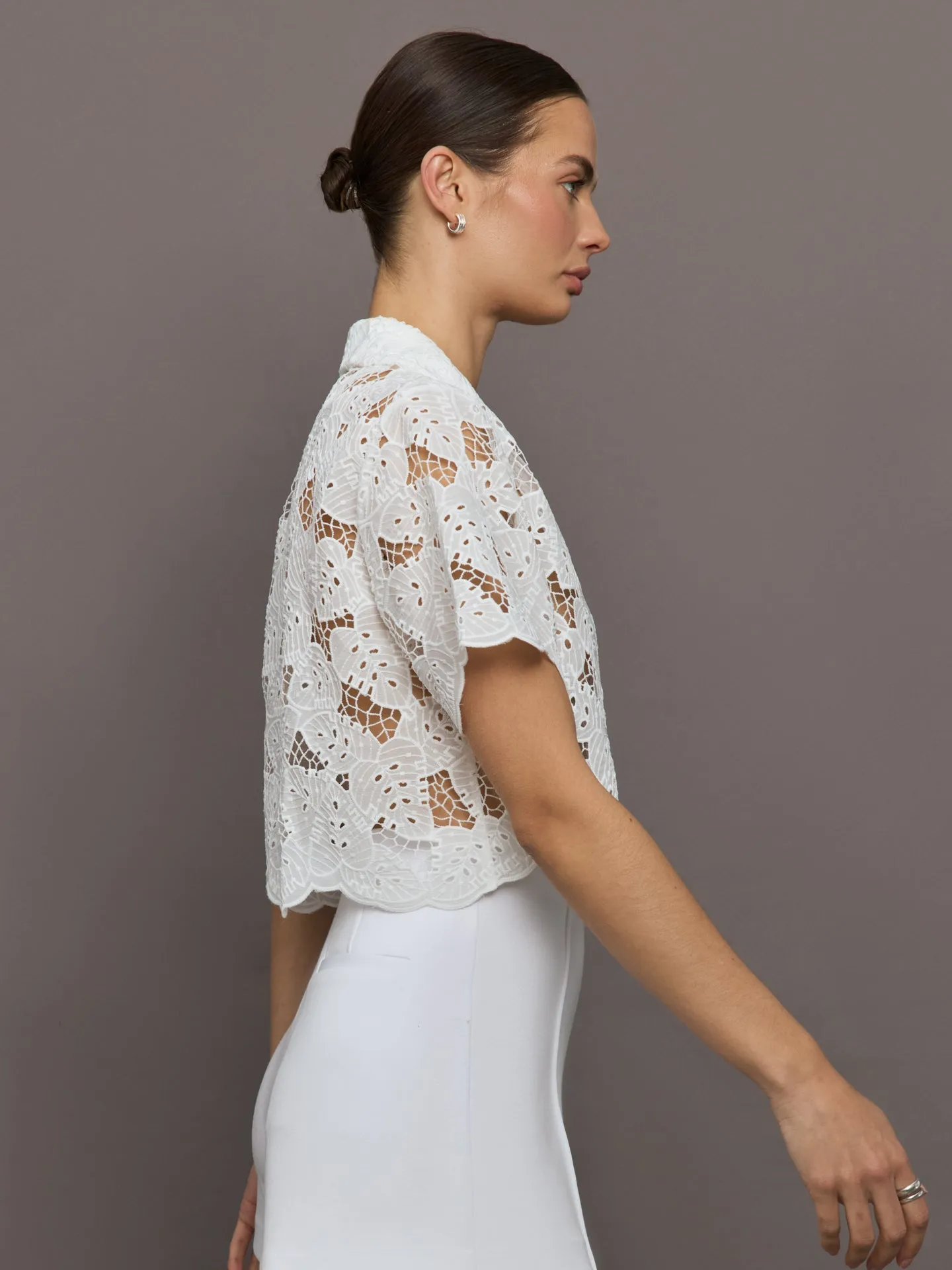 Resort Shirt - White sold by Carbon38 product image thumbnail 3
