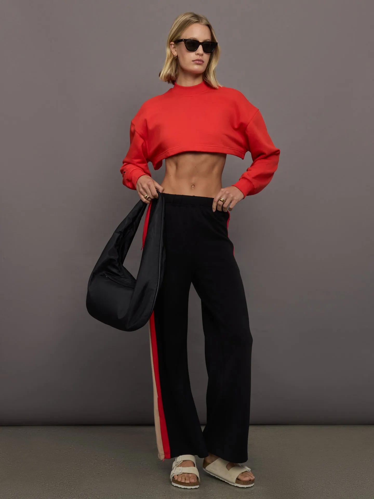 aSMC TrueCasuals Cropped Sportswear Sweatshirt - Active Red sold by Carbon38 product image thumbnail 2