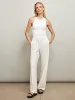 Side Stripe Boyfriend Sweatpant - Snow White/Offset Stripe sold by Carbon38