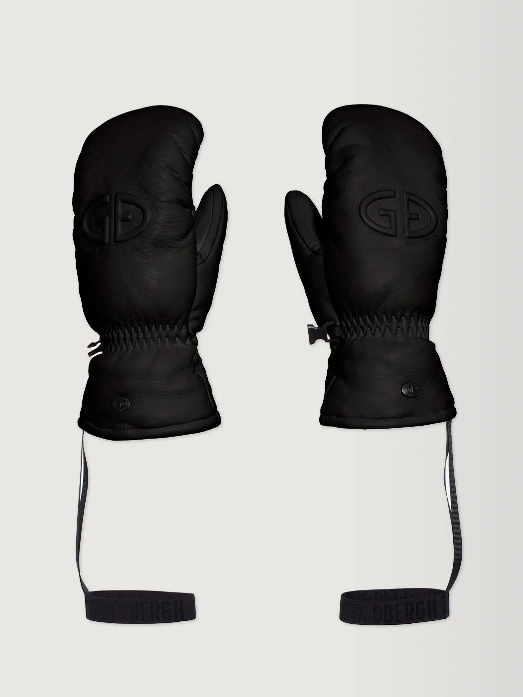 Hilja Ski Mittens - Black sold by Carbon38