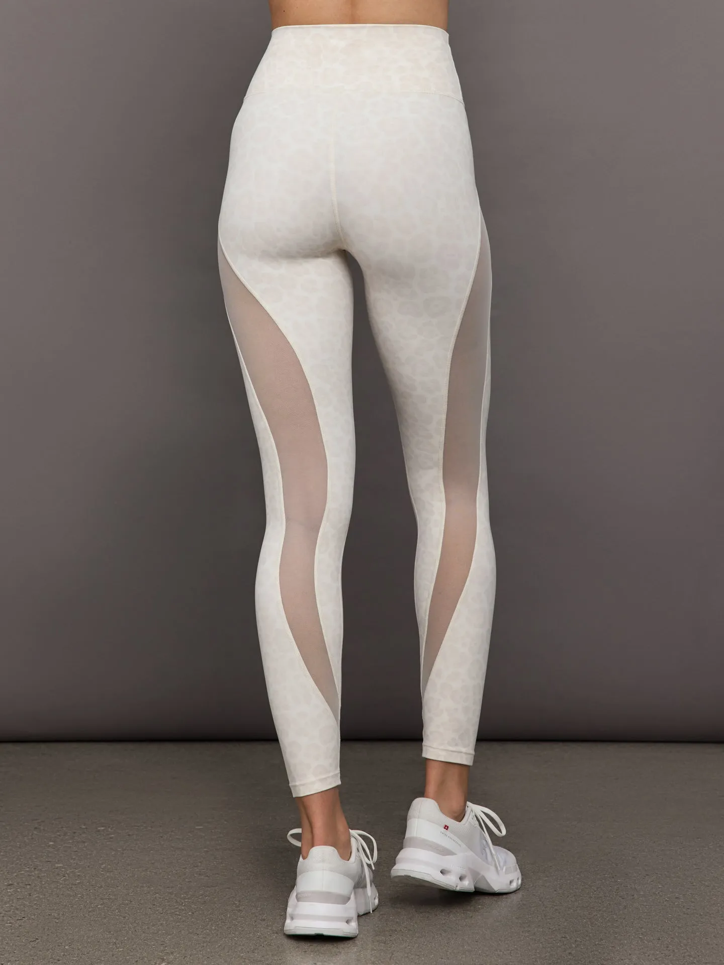 Sheer Spliced Legging in Melt - Snow Leopard sold by Carbon38 product image thumbnail 4