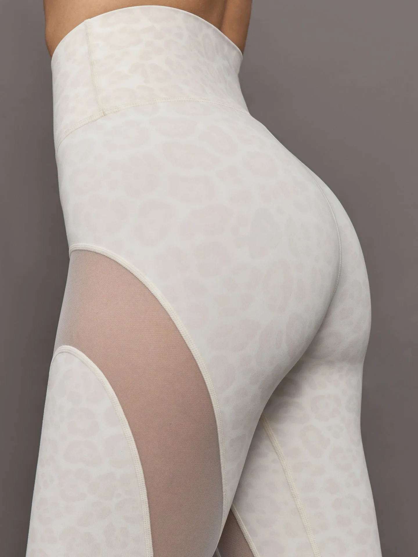 Sheer Spliced Legging in Melt - Snow Leopard sold by Carbon38 product image thumbnail 5
