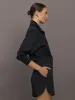 Full Zip Jacket in Interlock - Black sold by Carbon38