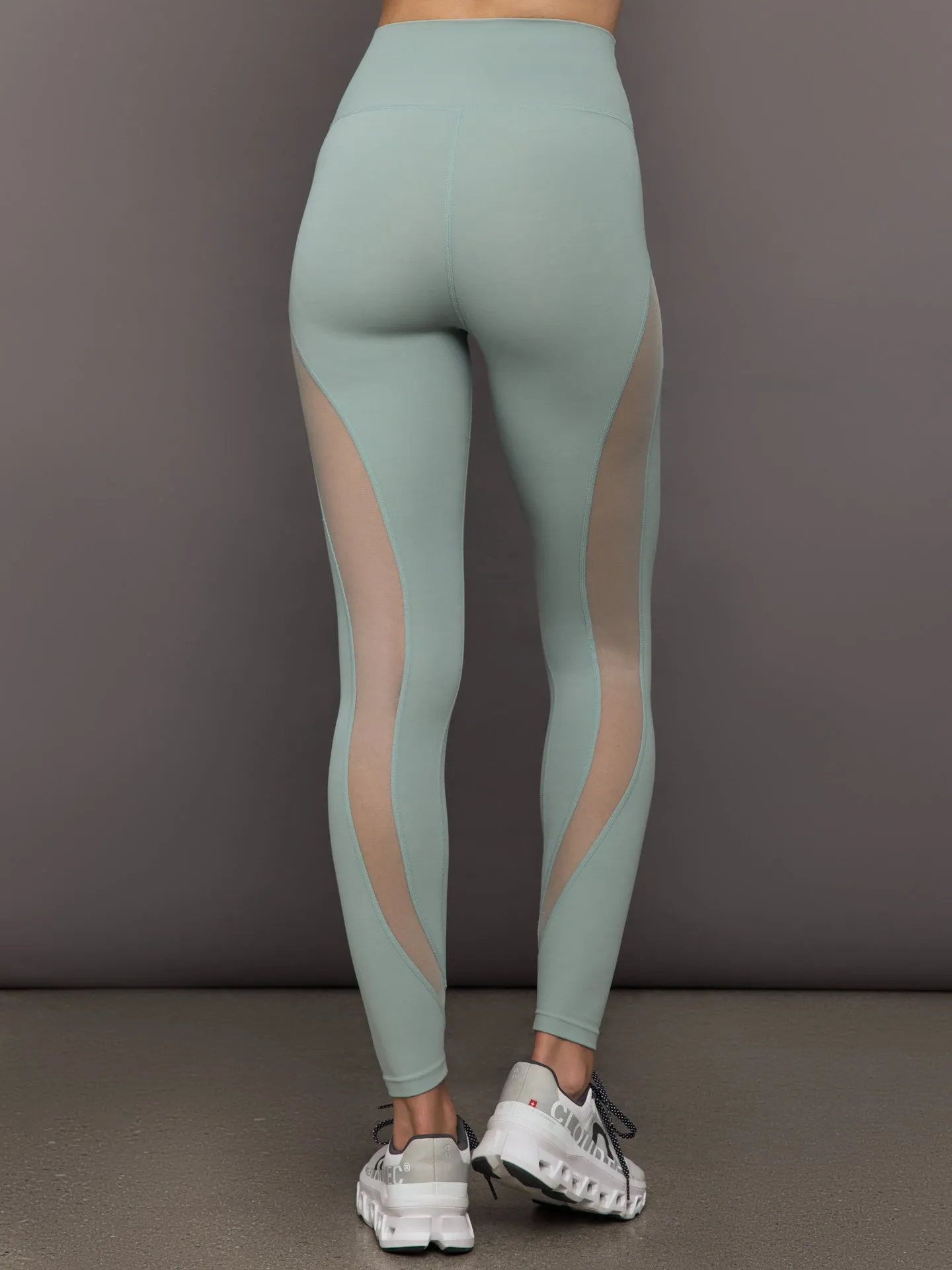 Sheer Spliced Legging in Melt - Sage sold by Carbon38 product image thumbnail 5