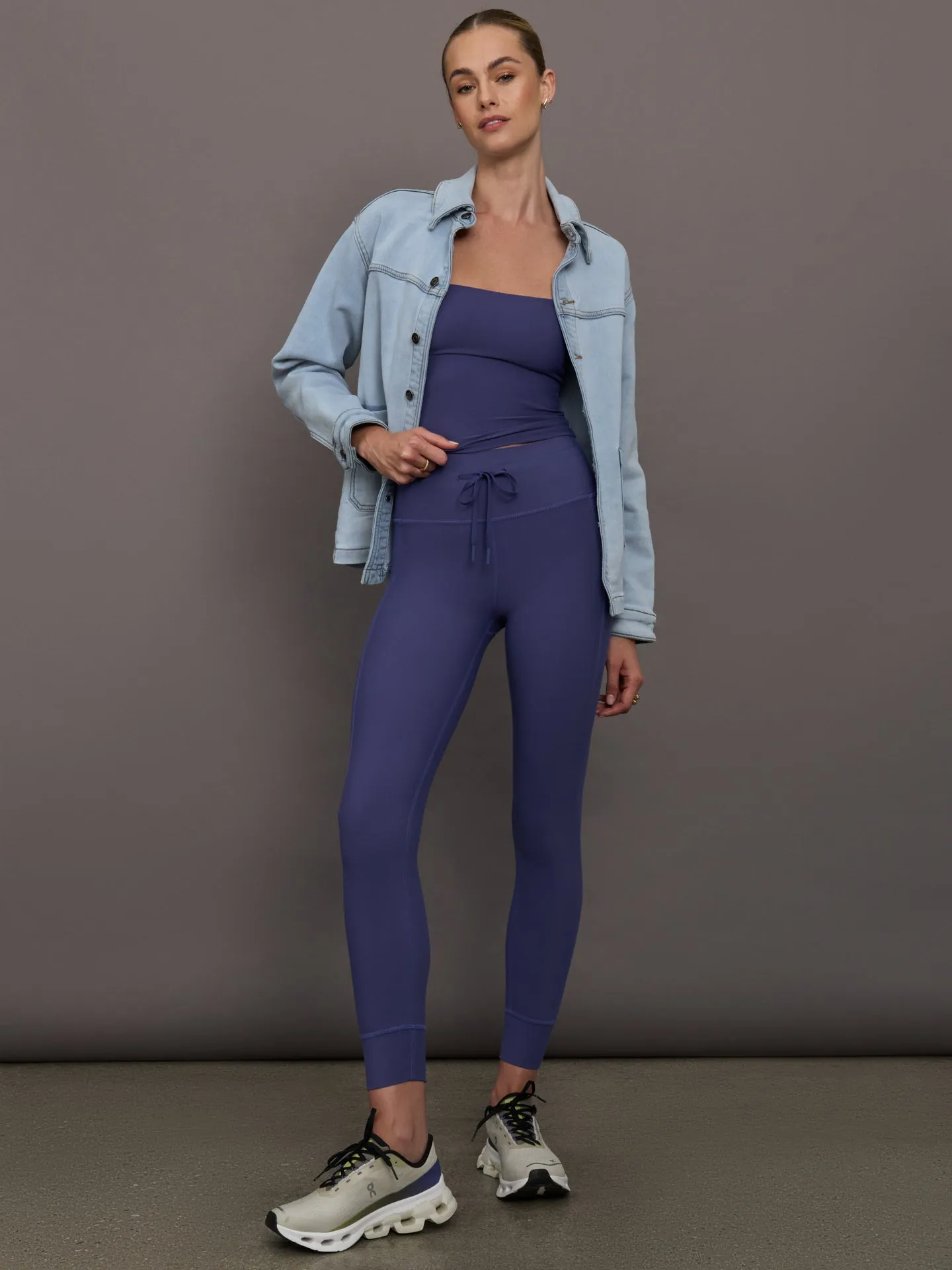 High Rise Sport Pocket Legging in Melt - Future Dusk sold by Carbon38 product image thumbnail 2