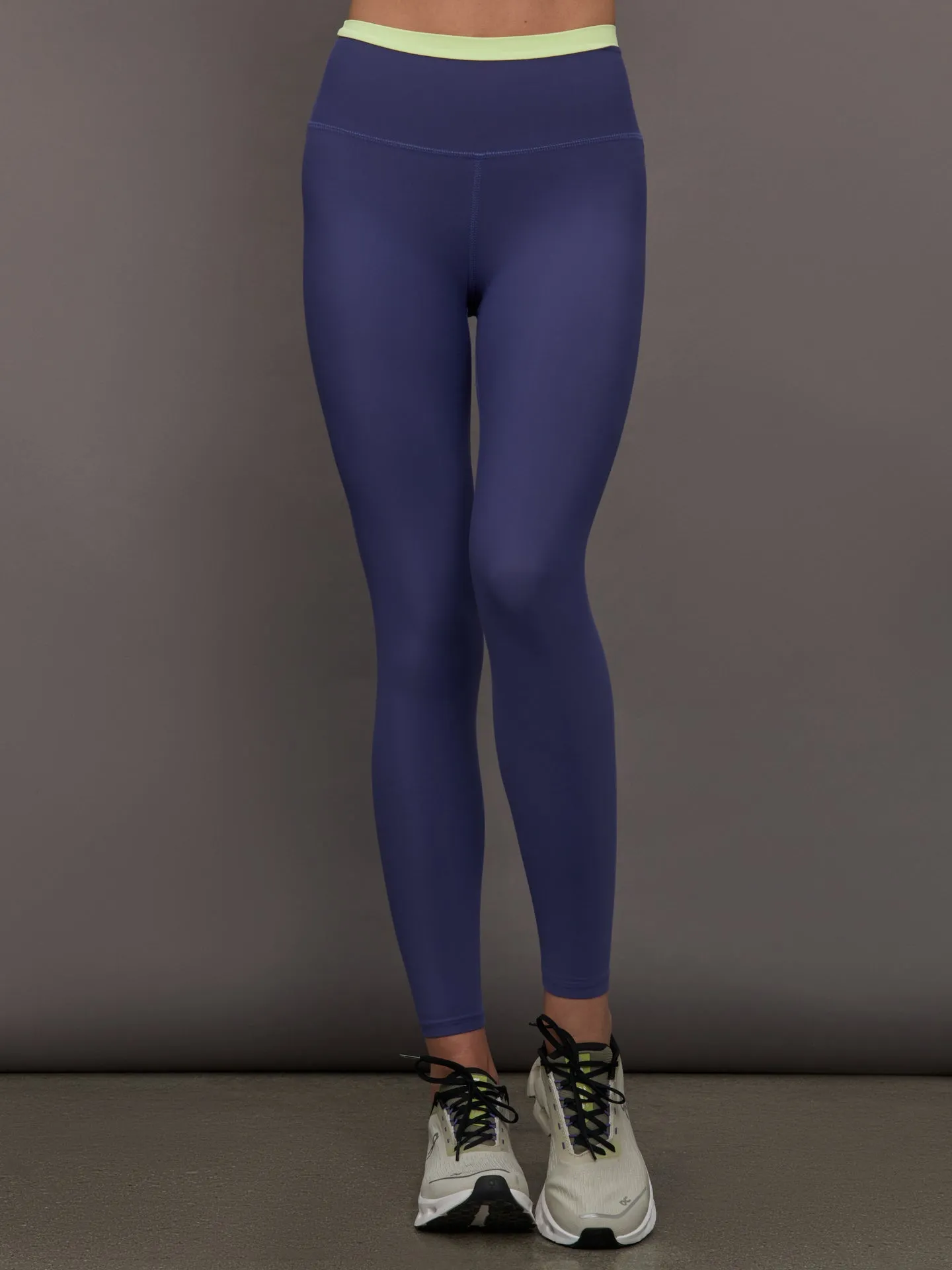 Contrast Waistband Legging in Melt - Future Dusk / Matcha sold by Carbon38