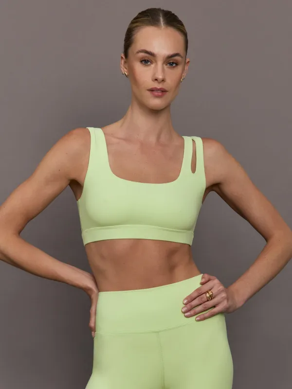 Cutout Bra in Melt - Matcha sold by Carbon38