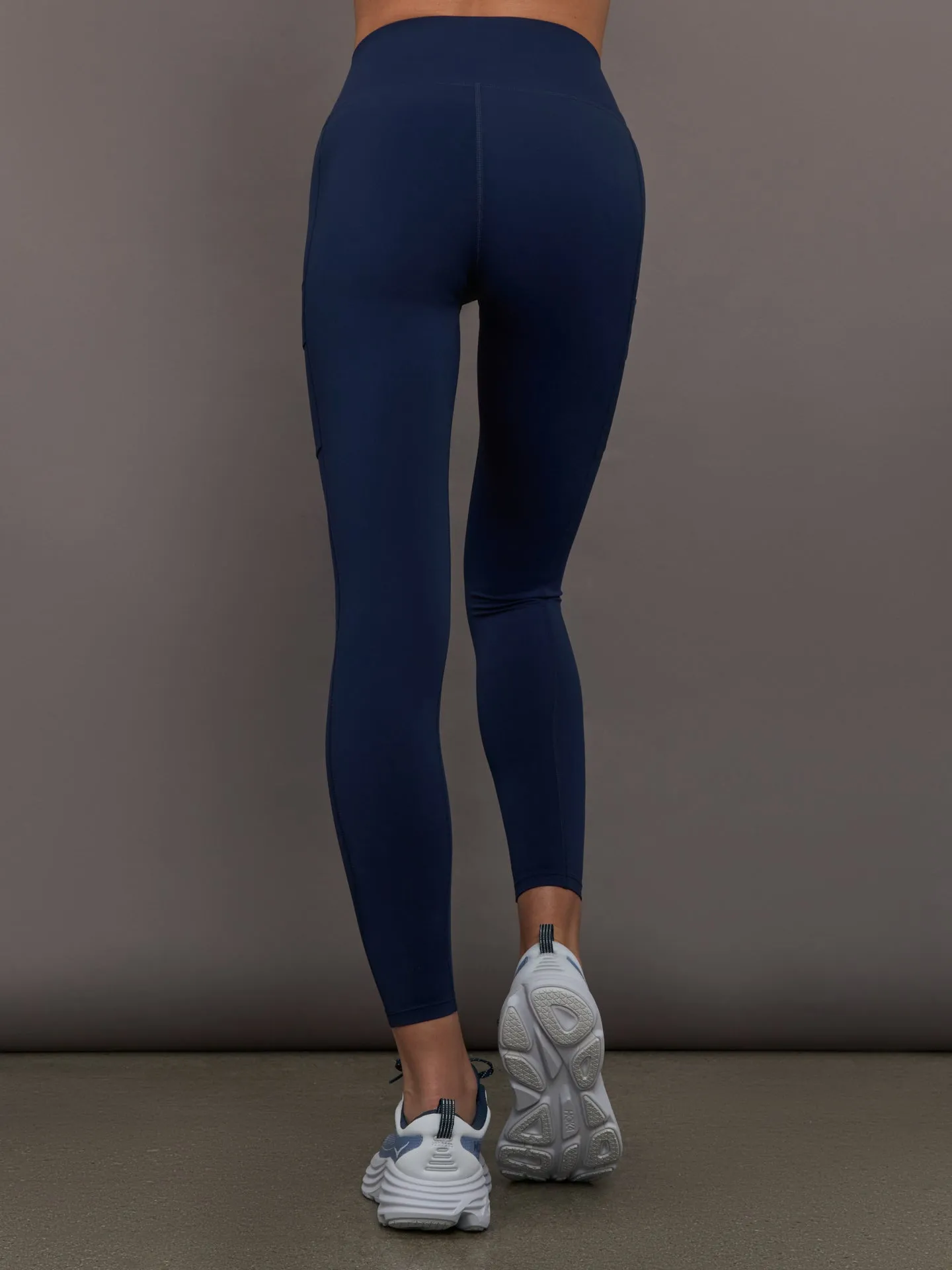 High Rise Pocket Legging in Diamond Compression - Navy sold by Carbon38 product image thumbnail 4