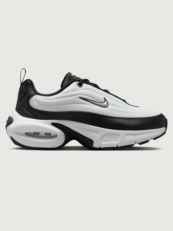 Nike Air Max Portal - Black/Metallic Silver-White sold by Carbon38