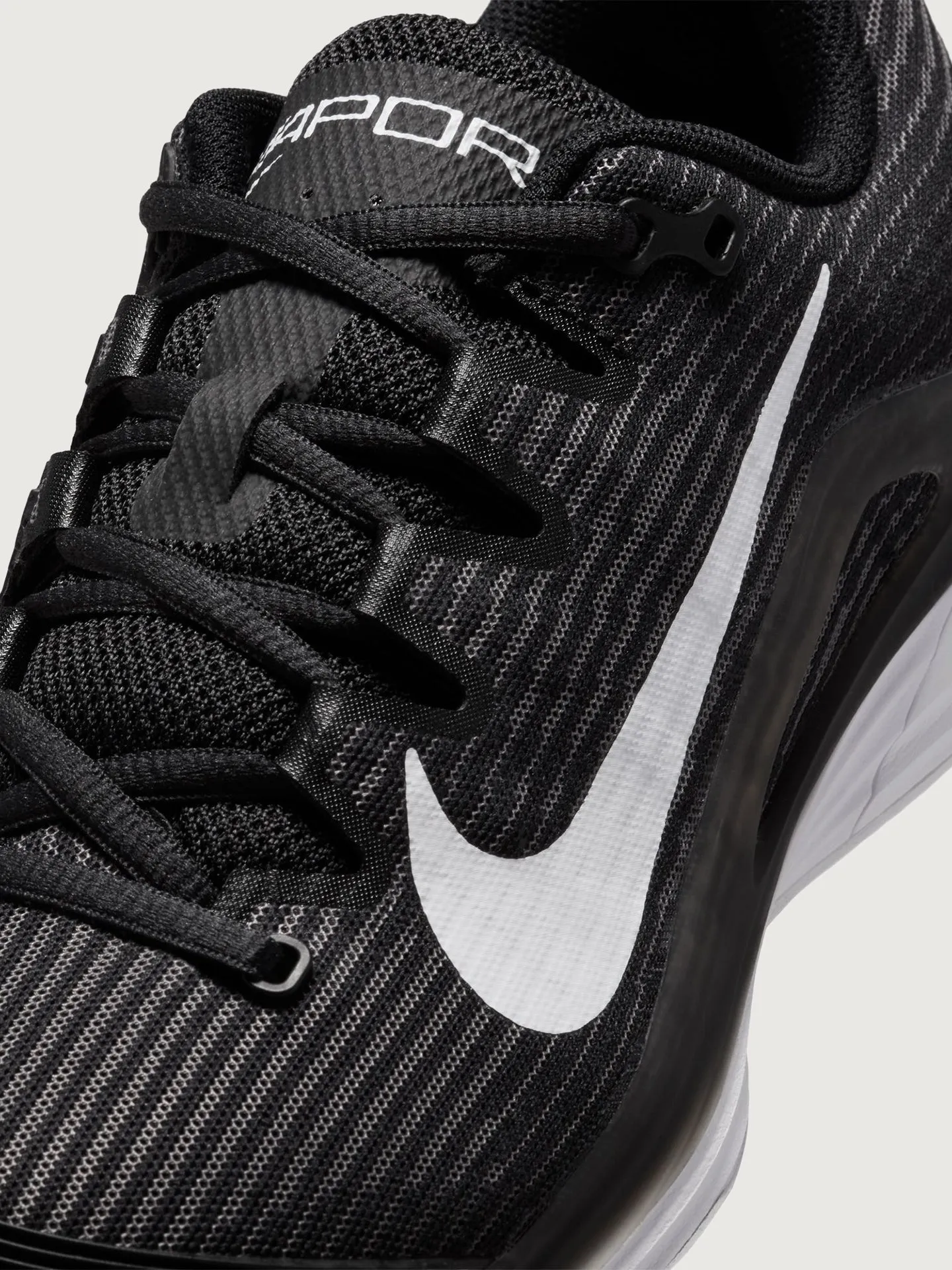 Nike Vapor 12 - Black/White-DK Smoke Grey sold by Carbon38 product image thumbnail 5