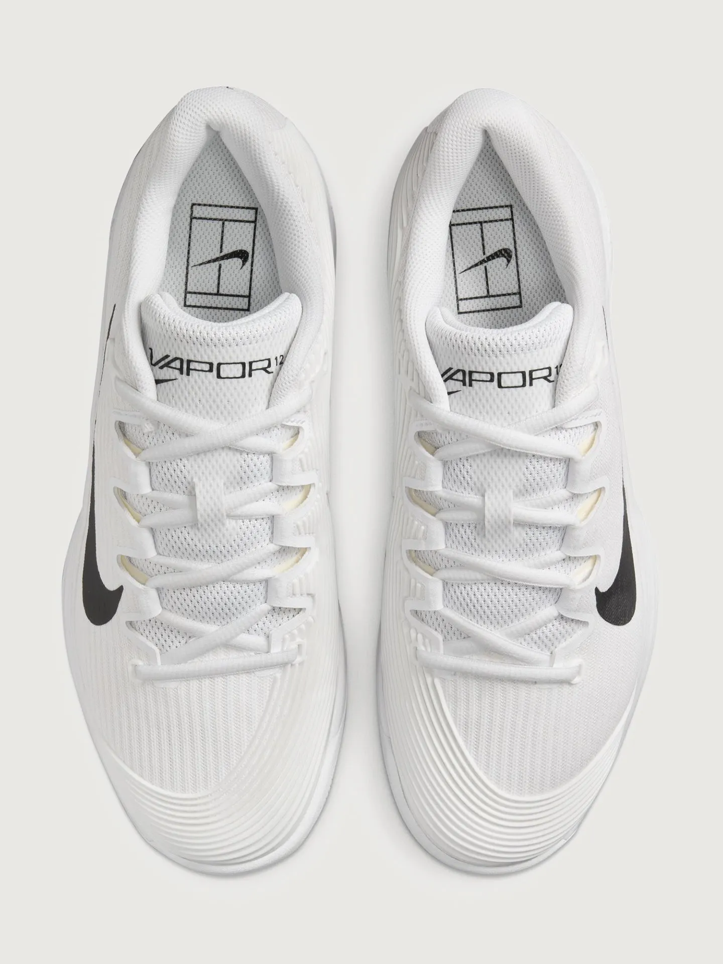 Nike Vapor 12 - White/Black-Summit White sold by Carbon38 product image thumbnail 4