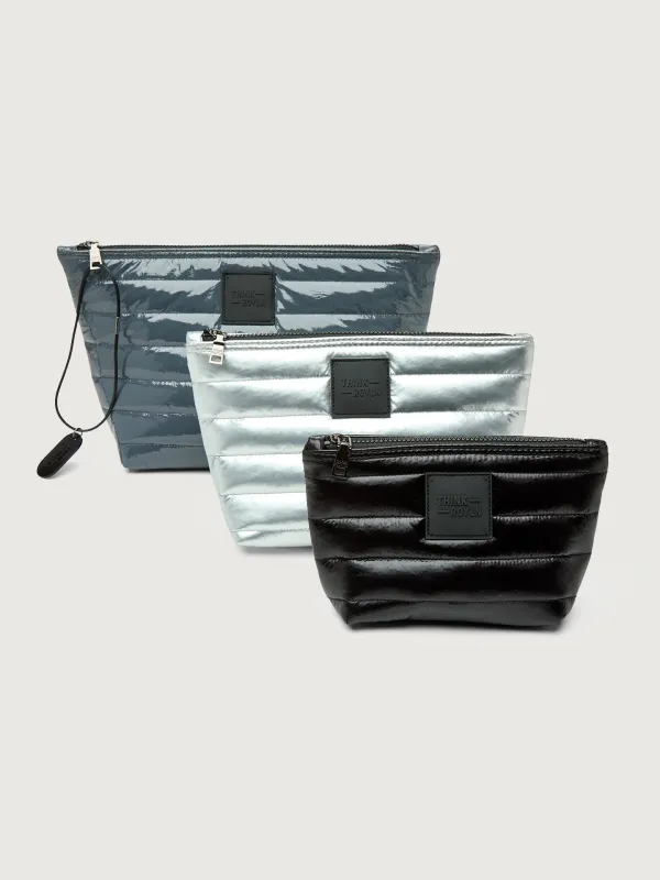 Travel Trio - Carbon Patent/Pearl Silver/ Shiny Black sold by Carbon38