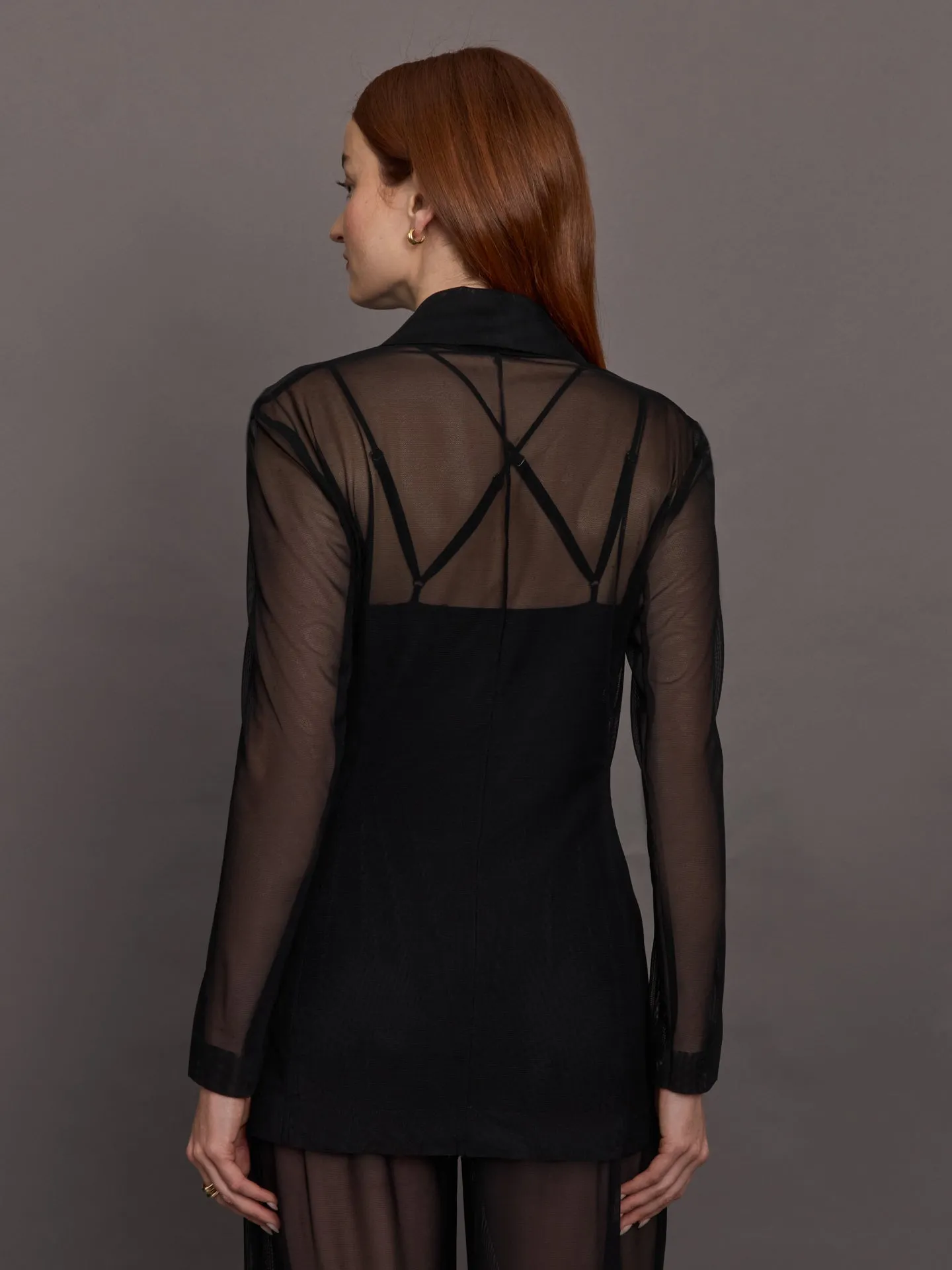 Classic Single Breasted Jacket - Black sold by Carbon38 product image thumbnail 4