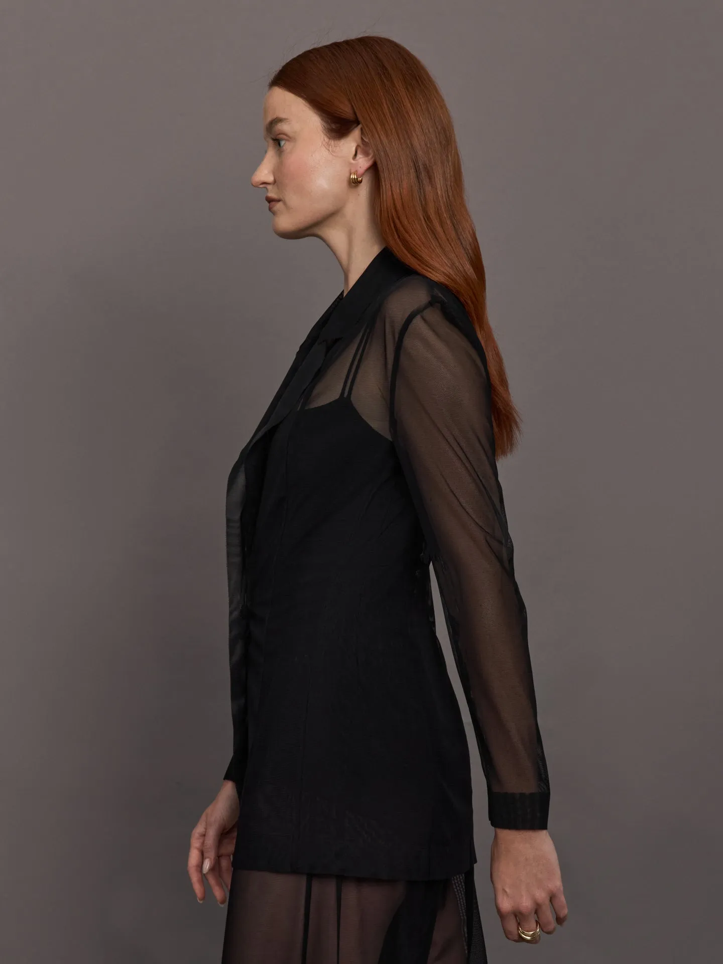 Classic Single Breasted Jacket - Black sold by Carbon38 product image thumbnail 3