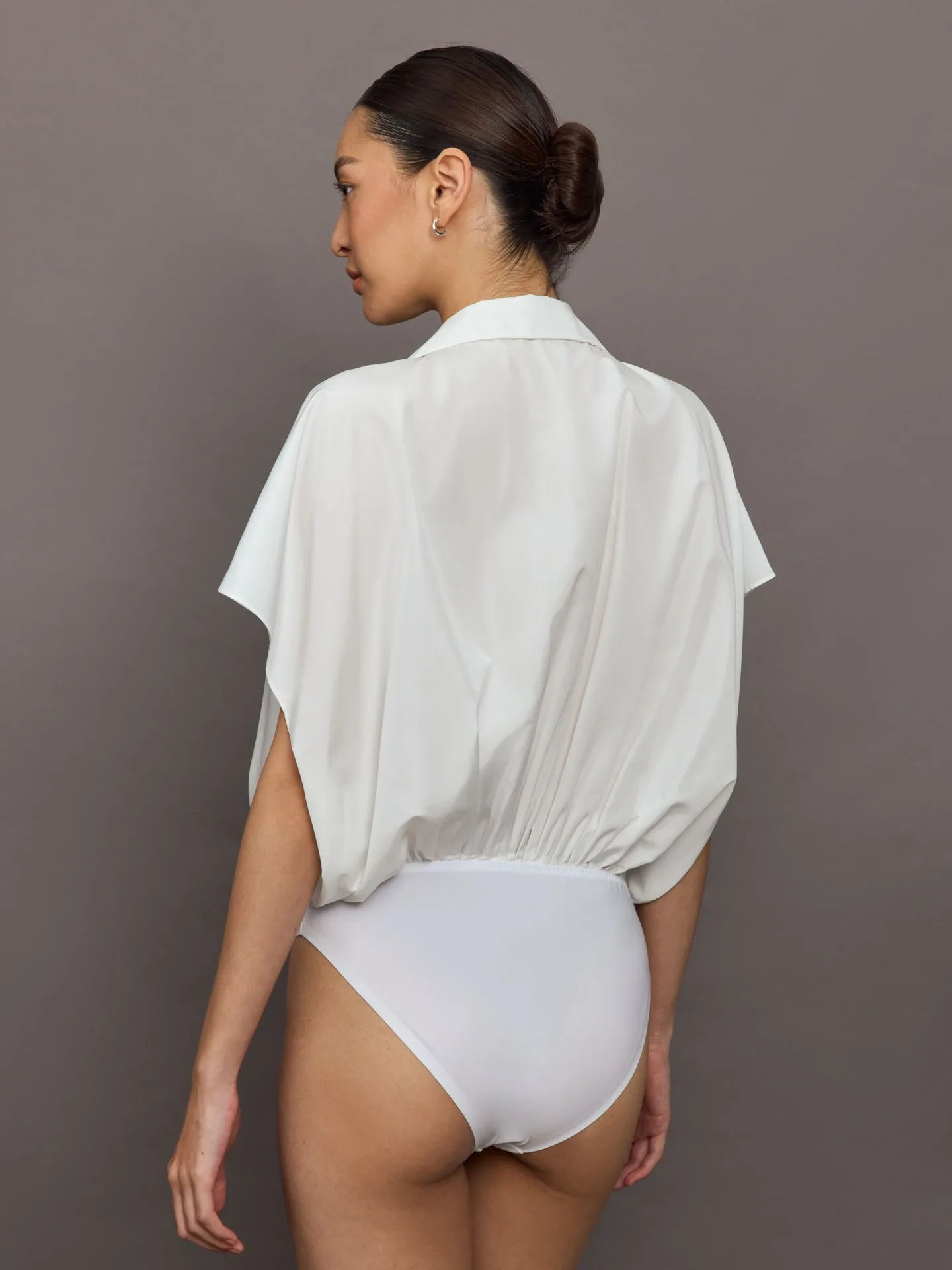 Super OS Sleeveless BF NK Shirt Bodysuit - Snow White sold by Carbon38 product image thumbnail 3