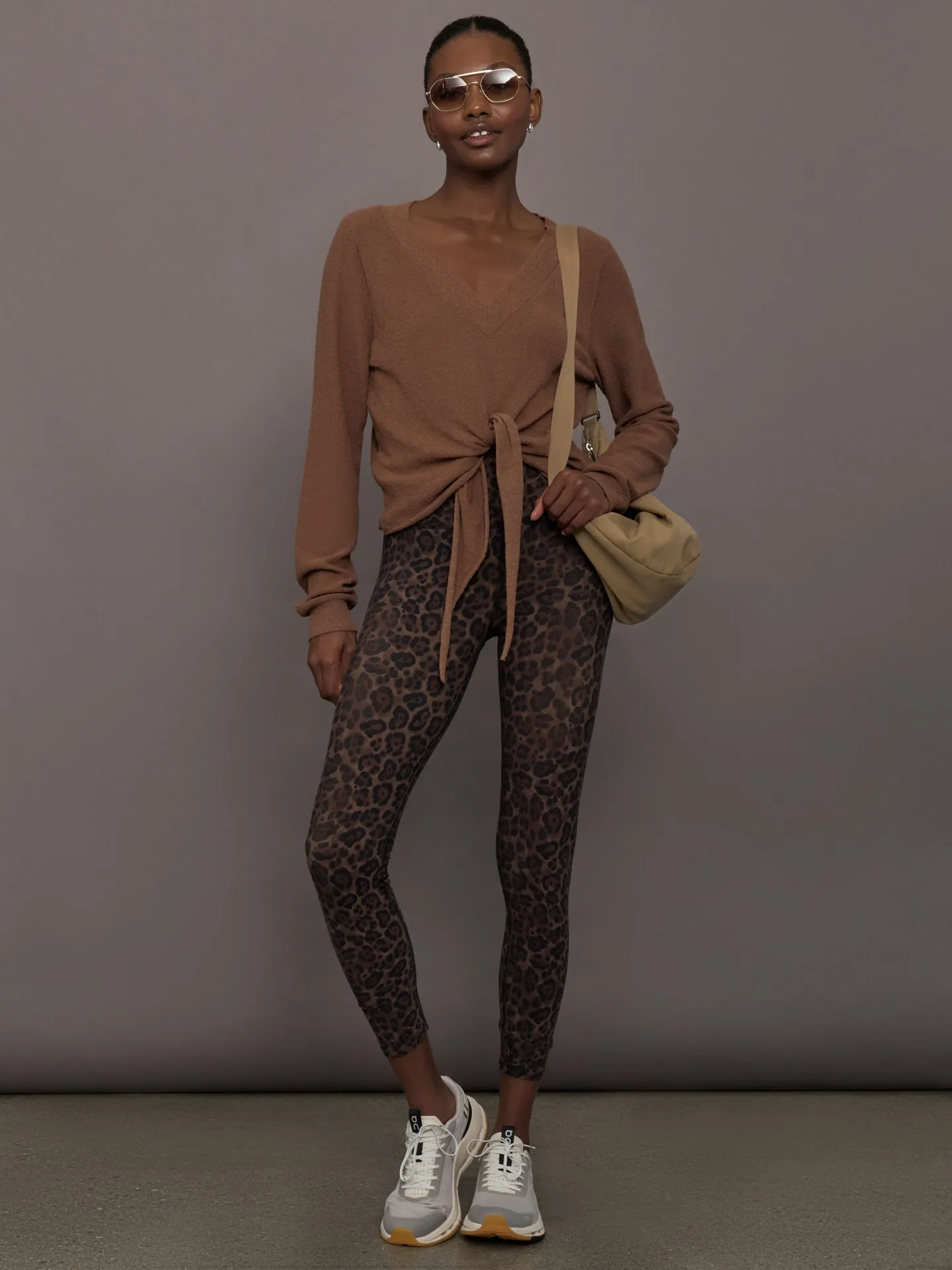 Knot Front Sweater - Cocoa sold by Carbon38 product image thumbnail 2