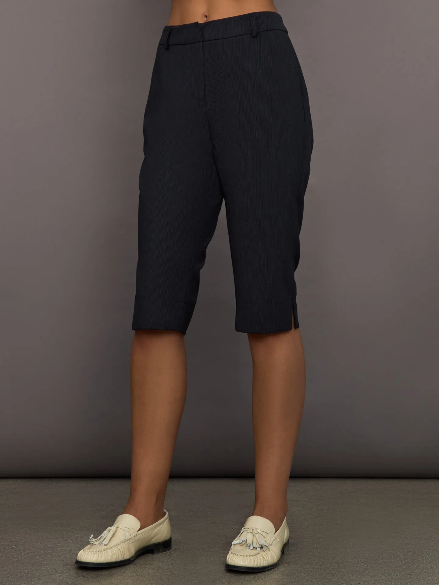 Aliyah Pants - Navy Melange sold by Carbon38