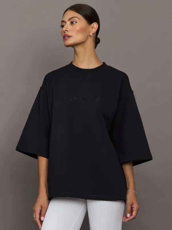 Linette T-Shirt - Black sold by Carbon38