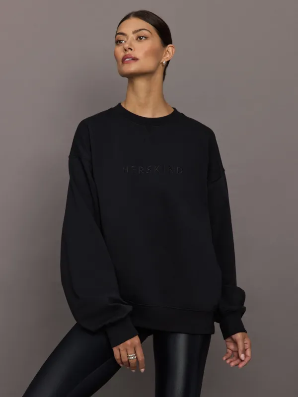 Lizette Sweatshirt - Black made by Herskind
